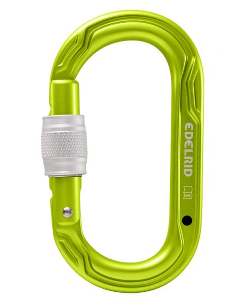 Edelrid OVAL POWER 2500 SCREW RFID Karabiner oval Schraub