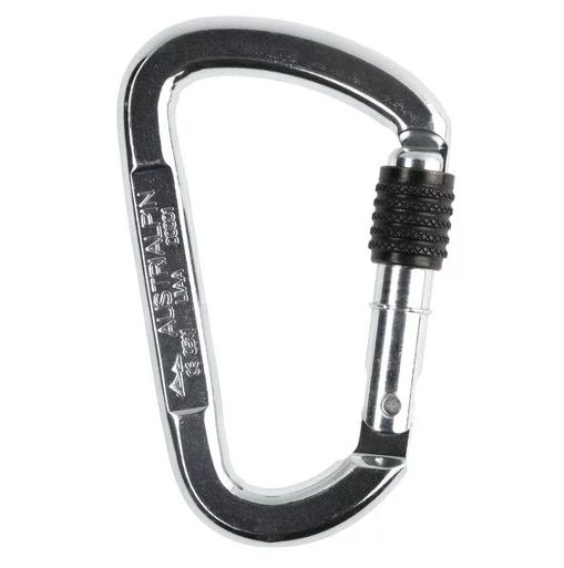 AustriAlpin ASYMM D Karabiner Stahl Schraub