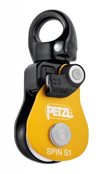 Petzl SPIN S1 Einfachrolle Umlenkrolle mit integriertem Wirbel