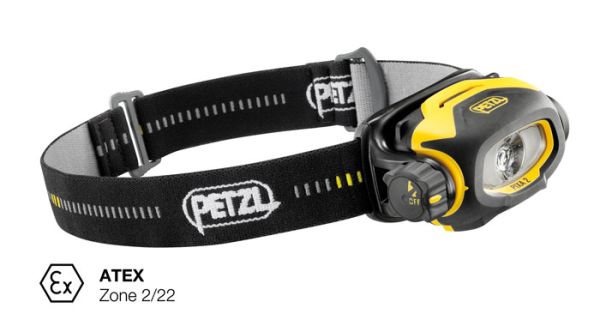 Petzl PIXA 2 batteriebetriebene Stirnlampe für explosionsgefährdeten Einsatz