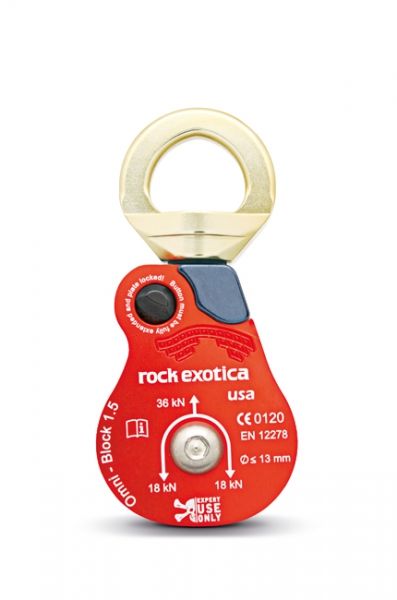 rock exotica OMNI BLOCK 1.5 Seilrolle Einfachrolle