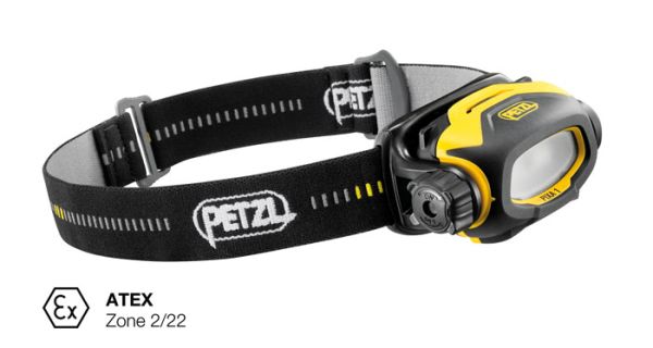 Petzl PIXA 1 batteriebetriebene Stirnlampe für explosionsgefährdeten Einsatz