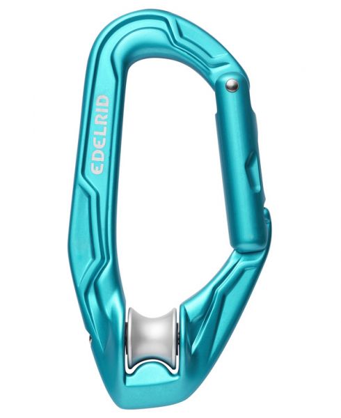 Edelrid AXIOM Karabiner mit Seilrolle spezielle Form