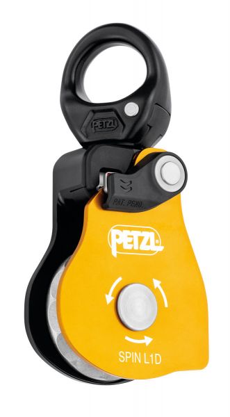 Petzl SPIN L1D Umlenkrolle mit integriertem Wirbel