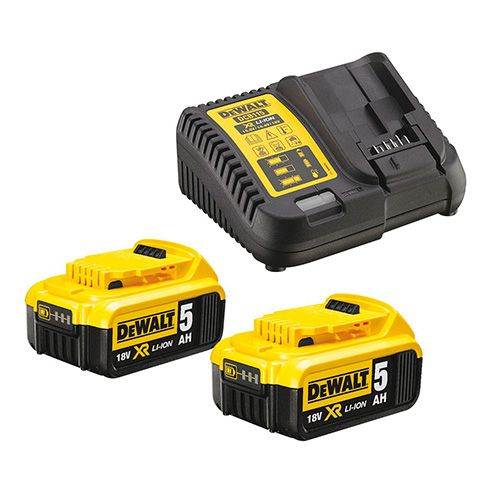 Dewalt 18 Volt / 5Ah Akku Starter-Kit Set