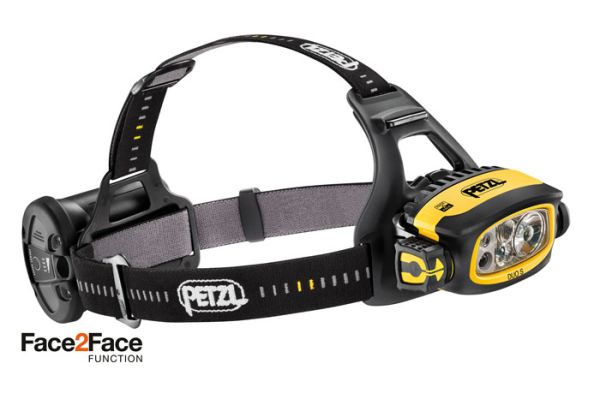 Petzl DUO S aufladbare leistungsstarke Stirnlampe