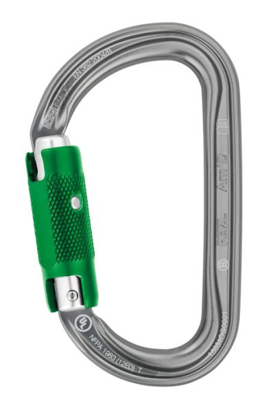 Petzl AMD PIN-LOCK Karabiner D-Form