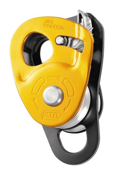 Petzl JAG TRAXION Umlenkrolle mit Rücklaufsperre Doppelrolle