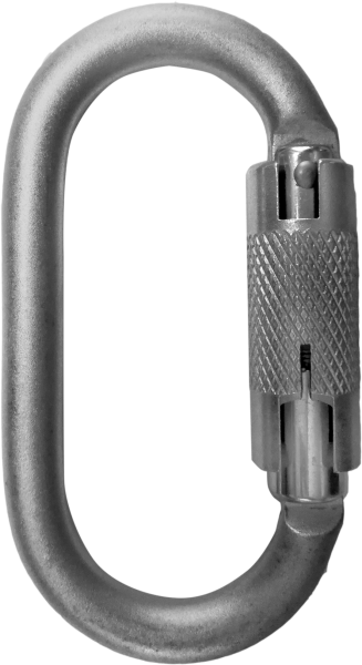 Skylotec OVALSTEEL TW Twistlock Stahlkarabiner
