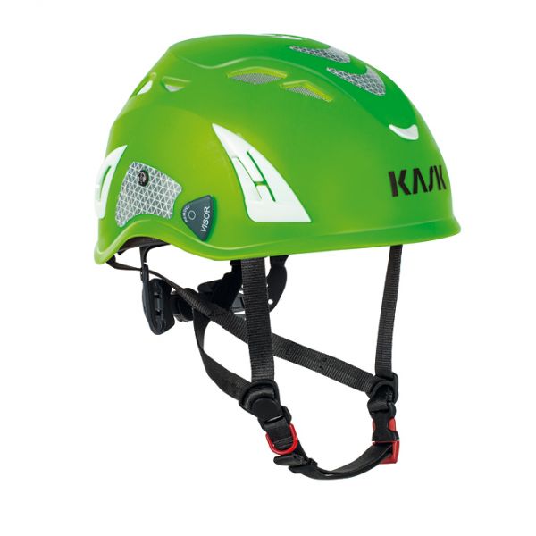 Kask SUPERPLASMA PL HI VIZ Höhenarbeiterhelm Abverkauf Auslaufmodell grün