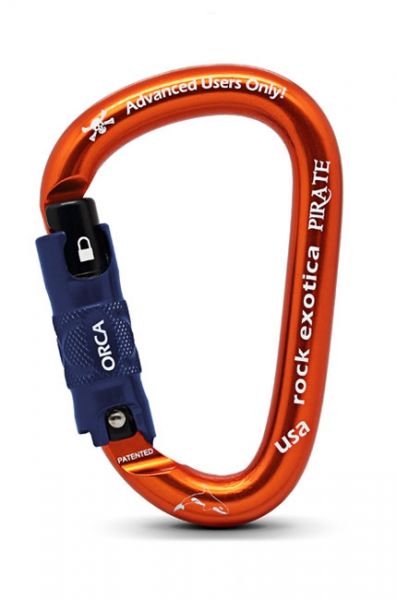 rock exotica C1 PIRATE ORCA LOCK Karabiner HMS-Form