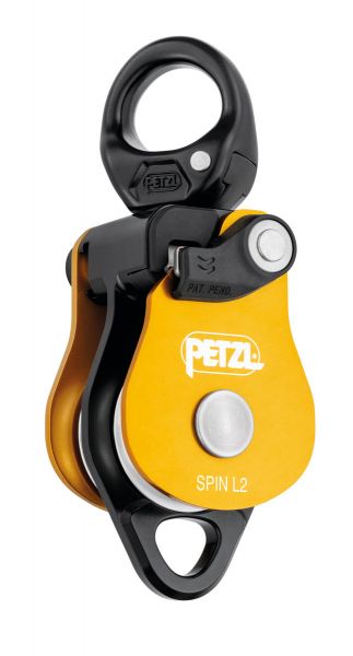 Petzl SPIN L2 Doppelrolle Umlenkrolle mit integriertem Wirbel