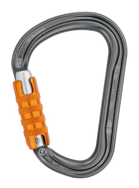 Petzl WILLIAM Karabiner HMS-Form