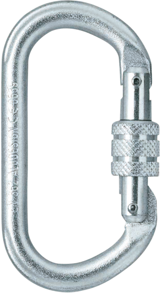 Skylotec OVALSTEEL SC Schraub Stahlkarabiner