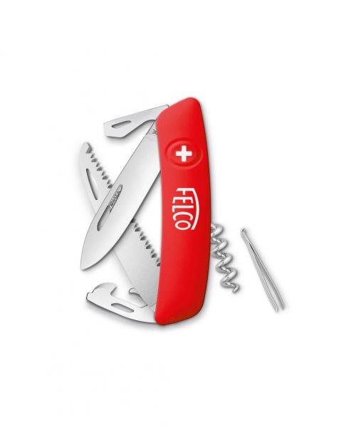 Felco 505 Schweizer Taschenmesser 10 Funktionen inkl. Korkenzieher Säge